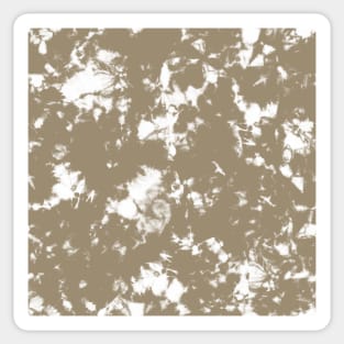 Brown mushroom Storm - Tie-Dye Shibori Texture Sticker